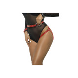 Subblime - 953706 Esposas Con Cinturón Bondage Rojo Talla Única |