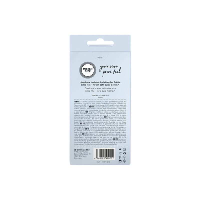 MISTER SIZE - PRÉSERVATIFS TAILLE XXXL 69 MM (10 UNITÉS) - Cartons de…