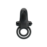 Pretty Love - Doble Anillo Vibrador + Estimulador Clítoris 10