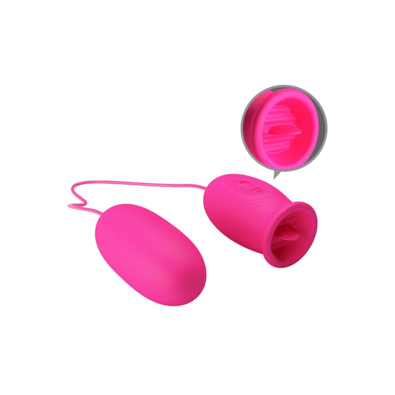 Pretty Love - Daisy Huevo Vibrador + Lengua Estimuladora De