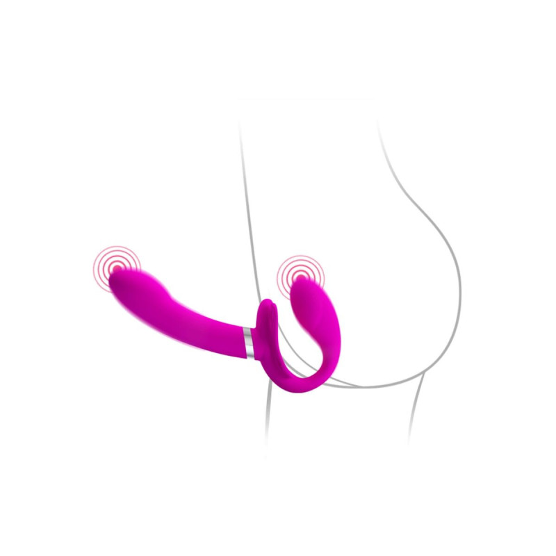 Pretty Love - Valerie Vibrador Doble Strap - On 12 Vibraciones