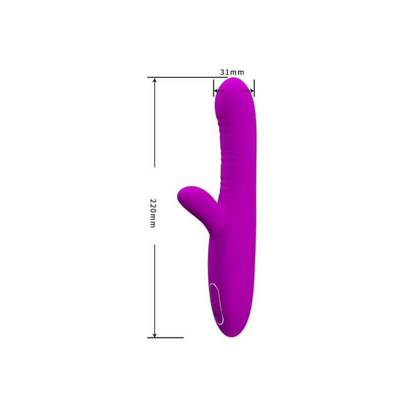 Pretty Love - Angelique Vibrador Multifunción + Estimulador De