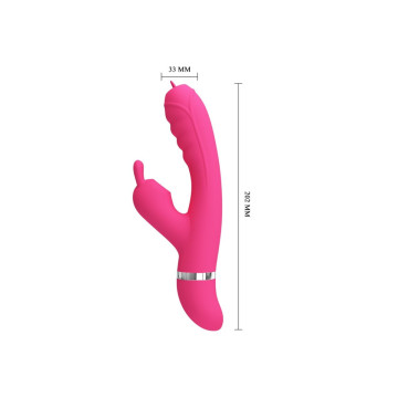 Pretty Love - Phoenix Vibrador Rabbit Multifunción Rosa | Vybes.it