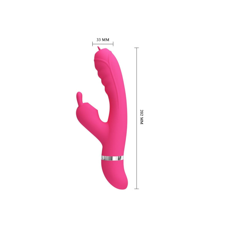 Pretty Love - Phoenix Vibrador Rabbit Multifunción Rosa | Vybes.it