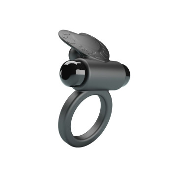 Pretty Love - Debonaire Anillo Vibrador Conejo 10 Vibraciones Negro