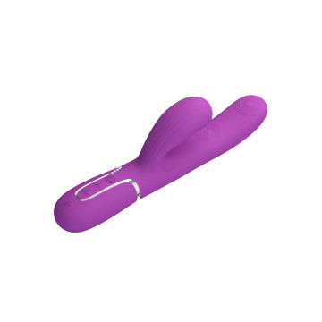 Pretty Love - Perlita Vibrador Rabbit Multifunción 3 En 1 Morado |