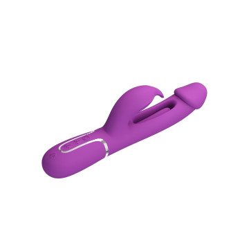 Pretty Love - Kampas Vibrador Rabbit Multifunción 3 En 1 Morado |