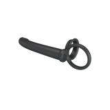 Pretty Love - Dillion Double Pénétration Double Anneau Pénal Noir |