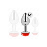 KINK - PLUG ANAL ROSE ROUGE TAILLE M - KINK PLEASURE PLUGS - Bouchon…