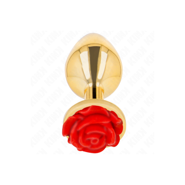 KINK - PLUG ANAL OR ROSE ROUGE TAILLE L - KINK PLEASURE PLUGS - Bouch…