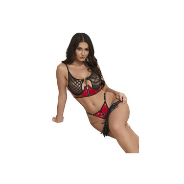 Subblime - 955540 Conjunto Sujetador Con Cremallera De Malla De