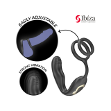 IBIZA - WIGGLE PLUG ANALE ROTANTE TELECOMANDATO CON VIBRAZIONE PERINE…