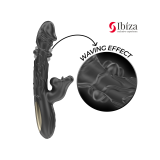 IBIZA - VIBRATORE E STIMOLATORE CLITORIDEO CON EFFETTO MORSO E ROTAZI…