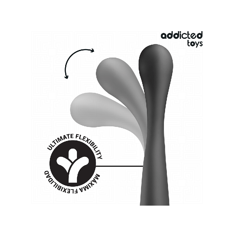 Addicted Toys - Masajeador Anal Doble Silicona 22,5 Cm | Vybes.it
