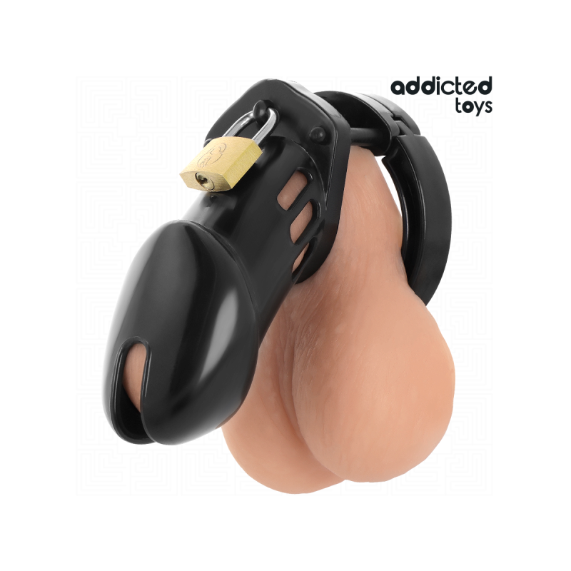 Addicted Toys Locked - Obsidian Hold Jaula Para Pene Talla M |