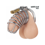Addicted Toys Locked - Iron Cell Jaula Para Pene De Metal 4 Cm