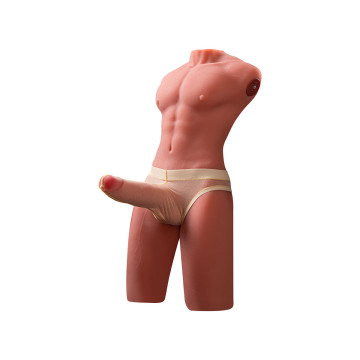 XISE - JASON HALF BODY TORSO REALÍSTICO MASCULINO CON THRUSTING Y VIBRACIÓN 55 CM