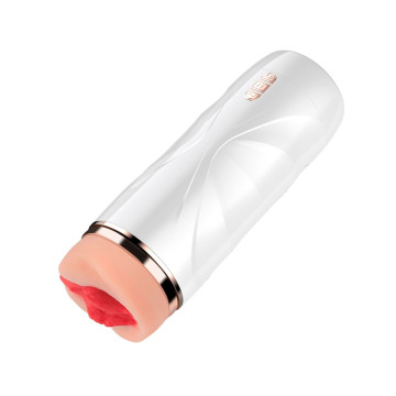 SHEQU - RILEY MASTURBADOR VAGINA CON VIBRACIÓN Y SUCCIONADOR