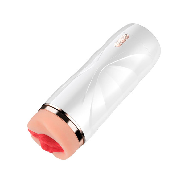 SHEQU - RILEY MASTURBADOR VAGINA CON VIBRACIÓN Y SUCCIONADOR