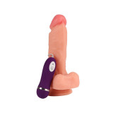 Shequ - Iron Dragon Vibrator Dildo With Remote Control 17.5 Cm |
