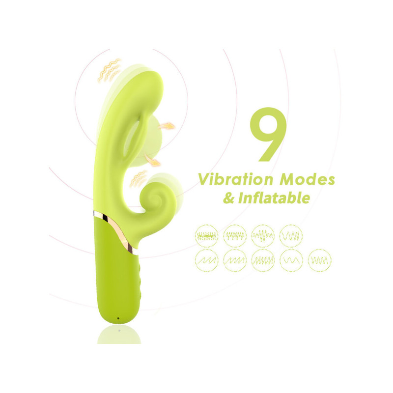 Armony - Aufblasbarer Punkt A Zum Stimulatorvibrator Grün | Vybes.it