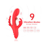 Armony - Vibrador Estimulador Punto G Y Clítoris Rojo | Vybes.it