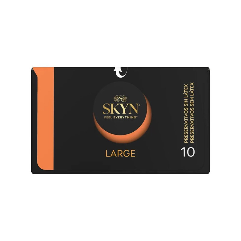 SKYN - LARGE EXTRA ADJUSTMENT CONDOMS 10 UNITS - Latex free