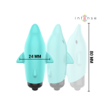 INTENSE - ECHO VIBRANTE BULLET DELFINO BLU 8 X 4,7 CM - INTENSE FUN T…
