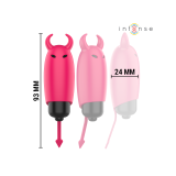INTENSE - PROIETTILE VIBRANTE SCARLATTO RED DEMON 9,3 X 2,4 CM - INTE…