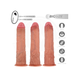 COCK MILLER - GODE RÉALISTE À VENTOUSE ET VIBRATION AVEC TÉLÉCOMMANDE…