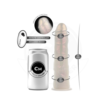 COCK MILLER - DILDO WITH SUCTION CUP, LIGHTS AND VIBRATION WITH REMOT…