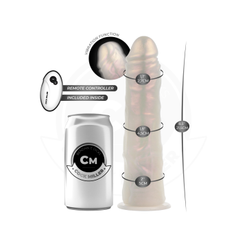 COCK MILLER - DILDO WITH SUCTION CUP, LIGHTS AND VIBRATION WITH REMOT…