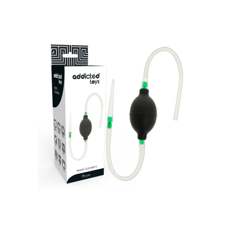 ADDICTED TOYS - BLACK ENEMA SET - Intimate cleaning | Vybes.it