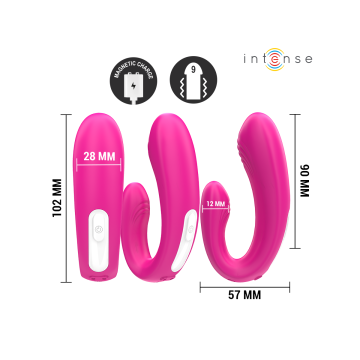 Intense - Janet Doppelter U - Förmiger Stimulator Und Vibrator Mit