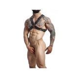 MOB - DNGEON BLACK CHAIN HARNESS ONE SIZE X - Men's Harnesses