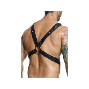 MOB - DNGEON CROSSED BLACK CHAIN HARNESS ONE SIZE - Men's Harnesses