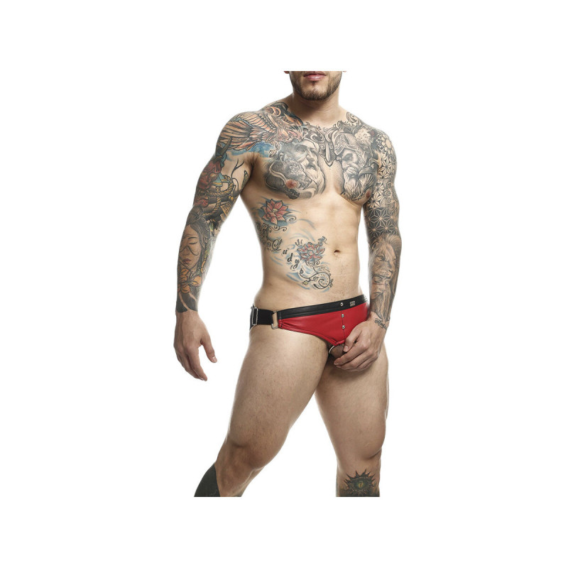 MOB - DNGEON JOCKSTRAP RED COCK RING ONE SIZE - Jockstraps