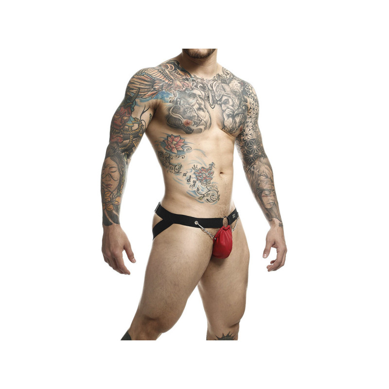 MOB - DNGEON ROTER JOCKSTRAP MIT KETTEN EINE GRÖSSE - Jockstraps