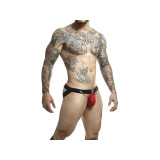 MOB - DNGEON RED JOCKSTRAP WITH CHAINS ONE SIZE - Jockstraps