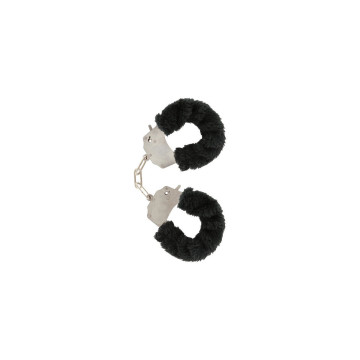 TOYJOY - FURRY FUN CUFFS BONDAGE BLACK - Handcuffs | Vybes.it