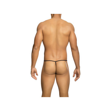 MOB - TRANSPARENTER T-FÖRMIGER TANGA SCHWARZ GRÖSSE S/M - /product_mo…