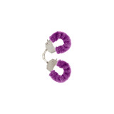 TOYJOY - FURRY FUN CUFFS BONDAGE PURPLE - Handcuffs | Vybes.it