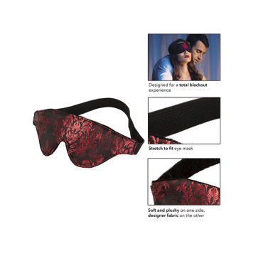 Calexotics - Scandal Antifaz Opaco Detalles Rojo | Vybes.it