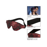 Calexotics - Scandal Antifaz Opaco Detalles Rojo | Vybes.it