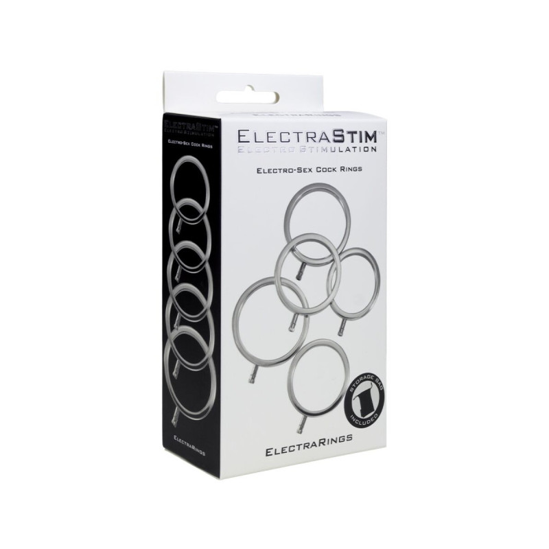 Electrastim - Electrarings Anneaux Pénis En Métal Pack De 5 |