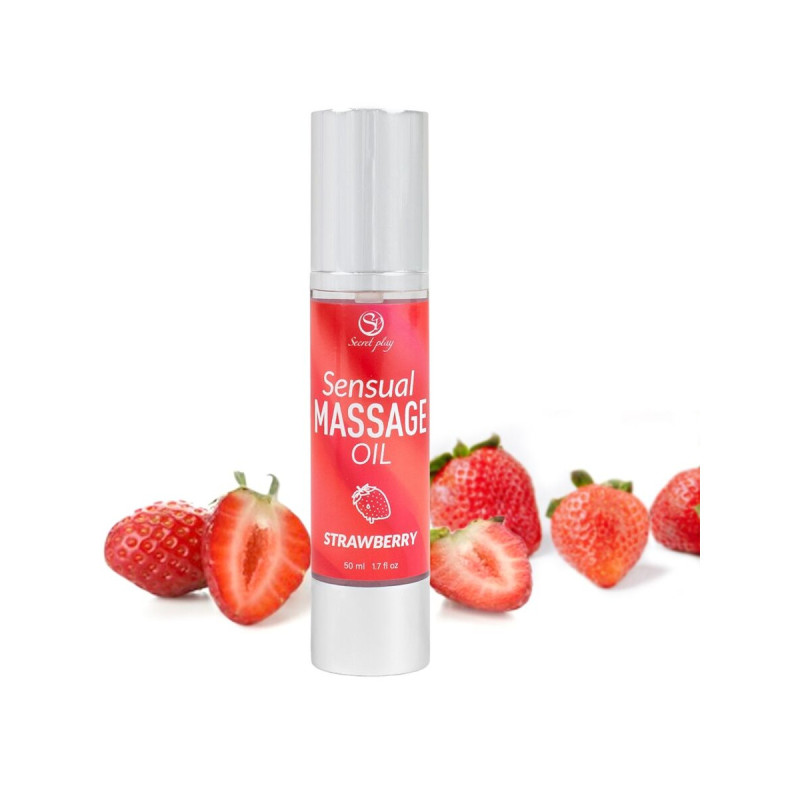 SECRETPLAY - OLIO PER MASSAGGI ALLA FRAGOLA - SECRETPLAY COSMETIC - O…