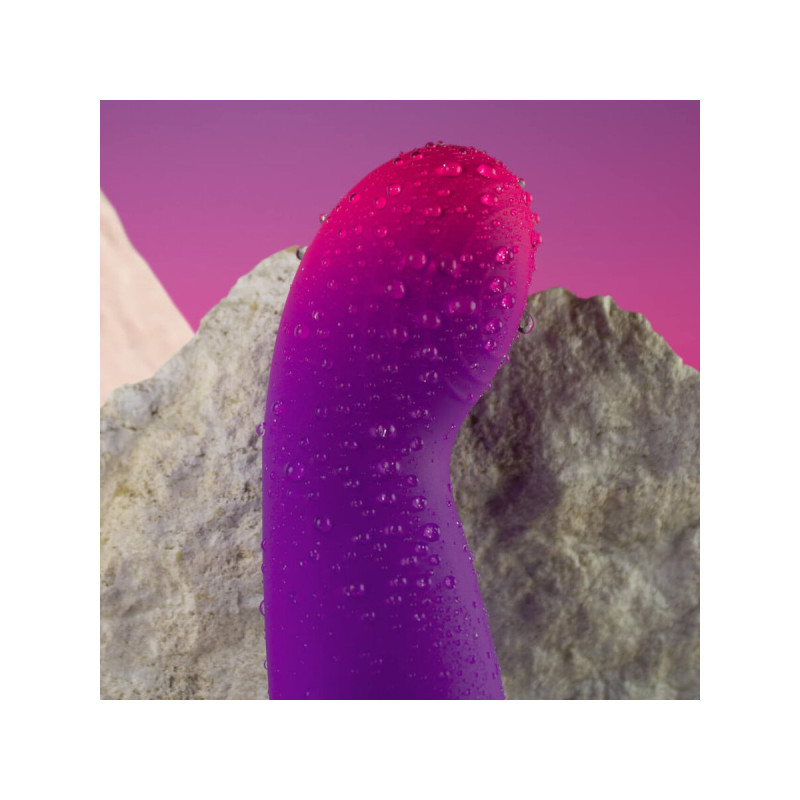Rocks - Off - Glow Girl Vibe Vibrador G - Spot Discreto Morado |