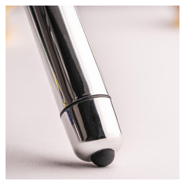 ROCKS- OFF - RO-80 CHROME BALA VIBRADORA PLATEADO