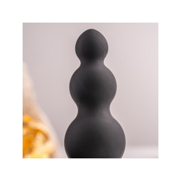 Rocks - Off - Petite Sensations Bubbles Plug Anal Vibrador Negro |