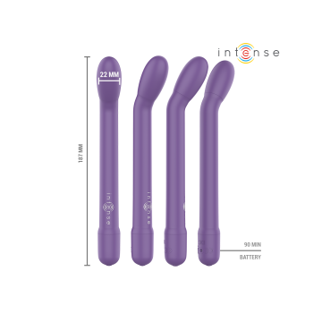 Intense - Karlie Estimulador Punto - G Recargable Morado | Vybes.it